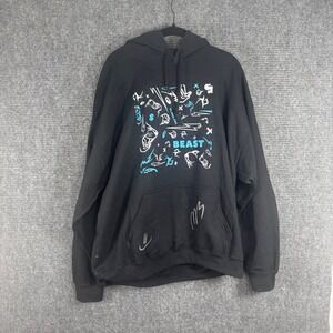 MrBeast 2020 24 Hour Livestream Signed Limited Edition Hoodie XL Black YouTube